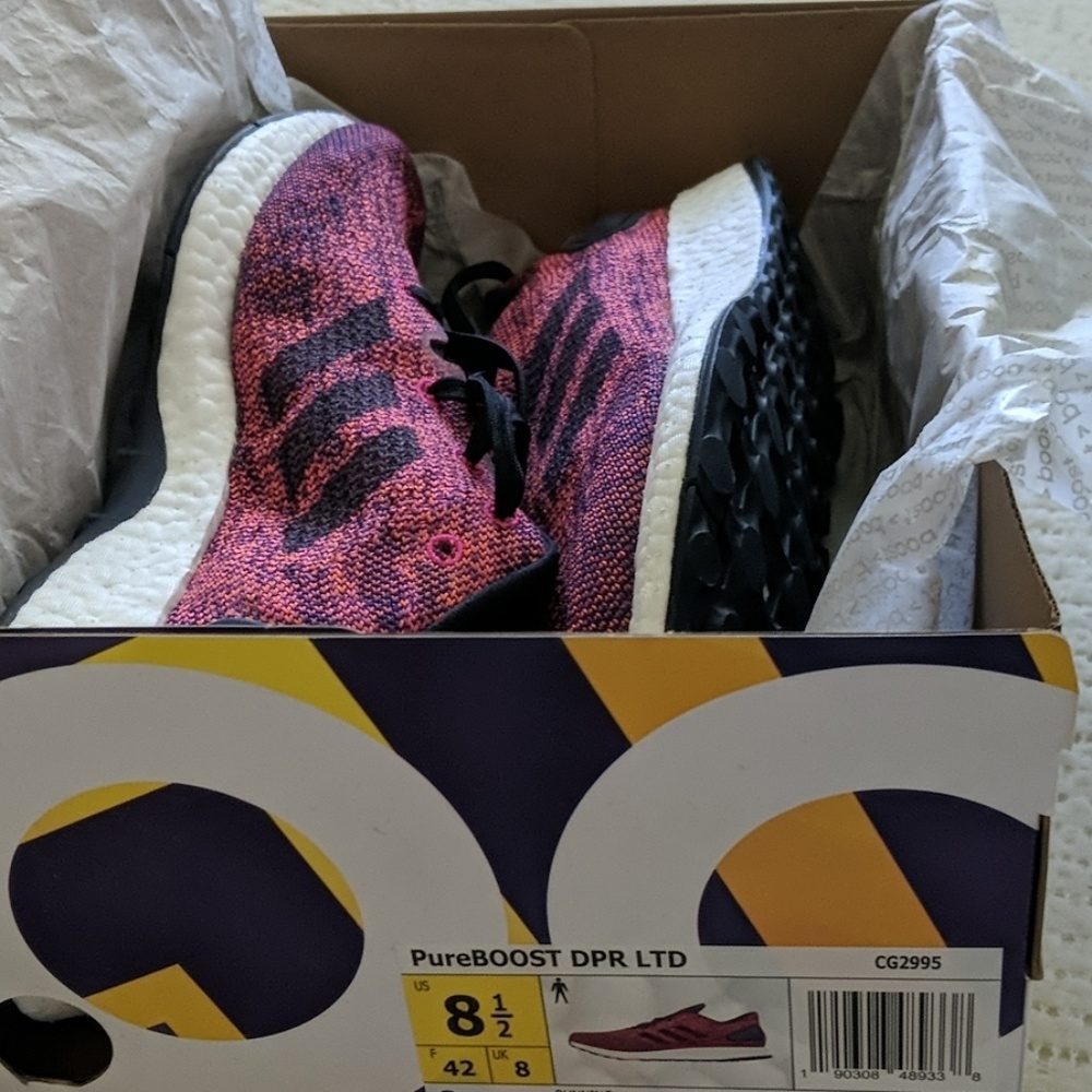 Adidas Pureboost DPR LTD Noble Ink/Solar Orange